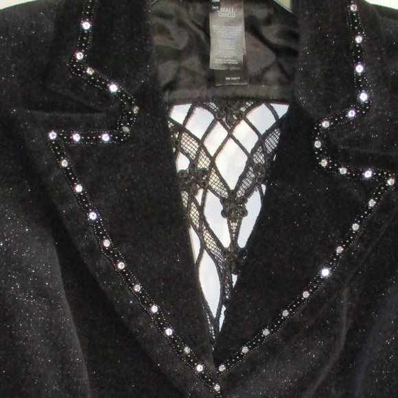 BISOU BISOU Black Lined Jacket - Small - Picture 14 of 15